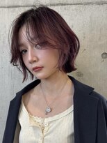 サンクマーケット 渋谷(cinq MARKET) レイヤーボブウルフボブひし形ミディアムレイヤーダブルカラー