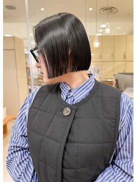 モリオ フロム ロンドン サッポロファクトリー店(morio FROM LONDON) morio札幌 札幌ボブ ぱつっとボブ 襟足ボブ