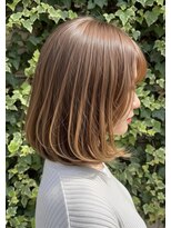 ヘアーデザイン ピニック(hair design P2C)&nbsp;光に透ける、やわらかベージュ