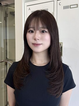 シュガソル 元町三宮(syugasol) 着物ヘア/大人ガーリー/ダークアッシュ/似合わせカット/元町三宮