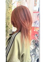 ヘアーラウンジ エゴ(Hair Lounge EGO) 髪質改善カラーで美髪に ピンク ウルフ 武蔵新城