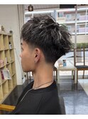 メンズメッシュ　スパイキーショート　メンズパーマ