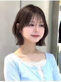 ショートボブ/シースルー/顔周り/30代40代50代/渋谷20