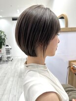 アドラーブル ココロ 新潟(adorable CoCoLo) 30代40代小顔ふんわり丸みボブ◎透明感アッシュグレージュ