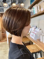 ヴースヘアデザイン(vou's hair design) 多毛さんでもスッキリまとまるボブ