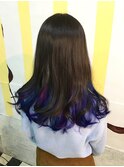 ブラックインナーブルーパープル