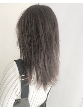 ヘアーアンドアトリエ マール(Hair&Atelier Marl) 【Marl】グレージュカラーの無造作セミディ♪