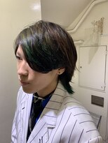 パティオンツー(PATIONN2)&nbsp;メンズセクションウルフカットポイントカラースタイル表参道青山