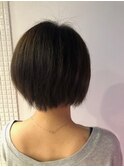 ベージュ×ショートボブ♪【スタジオアルファプラス日暮里】