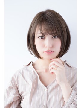 ラミ(L'ami) 【東 純平】大人かわいい 小顔 ボブ ことりベージュ