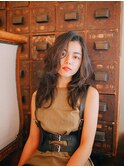 くせ毛風ロング/20代/30代/40代/50代/岡山/表町