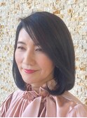 上品でキュートなミディーボブ/ミディアムボブ◎30代40代50代