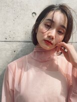 アメリ 新宿(Ameri)&nbsp;Ameri 透け感ミディ　イルミナカラー　【新宿】