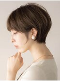 小顔補正立体カット/涼しげヘア/20代/30代/40代