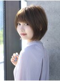 前髪あり大人ショートボブ20代30代40代【AIN.表参道】川原大地
