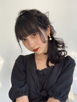 渋谷ヘアアレンジ/ポニーテール/ヘアアレンジ