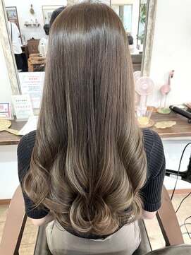 ギフト ヘアー サロン(gift hair salon) 【グレージュグラデーション】原口健伸