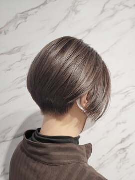 ティンク 札幌駅前店(Tink) ミルクティー×カリアゲハンサムショート【島田祐輔】