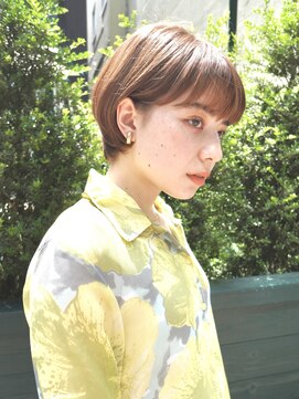 ビュートリアム265(BEAUTRIUM 265) マッシュショートヘア/ショートカット/前髪あり/ベージュ/銀座