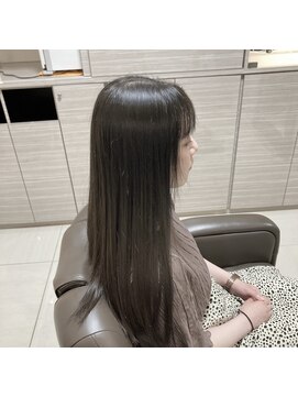 アールモンドヘア新世界 #ブリーチ無しカラー♯Indigo