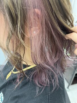 アオアクア バイ グルグル 小岩店(ao akua by GULGUL) .透明感抜群！ペールラベンダー.