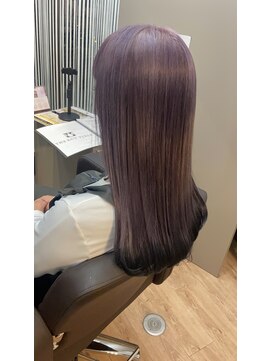 ジエクト ヴィシア(The Ect VIXIA) 透明感カラー/ラベンダーグレー/裾カラーブラック