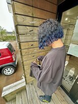 バース プレイス(BIRTH PLACE)&nbsp;ハードパーマ裾カラー