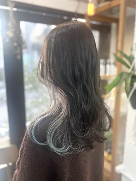 リッカ(RICCA) 【イヤリングカラー】ホワイトシルバー×ライトブルー☆