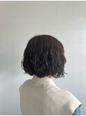松山市/20代/30代/40代/春のミニボブパーマ