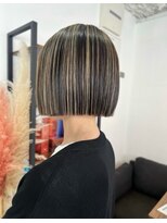 ロアヘアーコーディネート 京都駅前店(LoRE hair coordinate) アンブレラカラーとlineボブ
