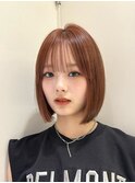 10代20代30代韓国ボブ髪質改善切りっぱなしボブ似合わせカット