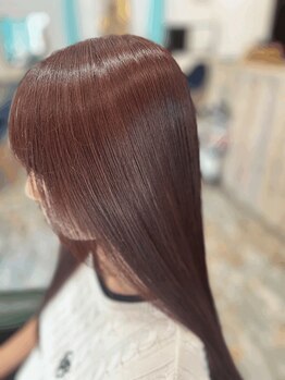 シーサンジュウサン 桑名(C33)の写真/【桑名】うねりを整えて柔らかな艶ストレートへ◇60分の時短メニュー<ケアストレッチ>大好評◎髪質改善