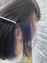 リビング(LiVing) ブルー系バイオレットのインナーカラー