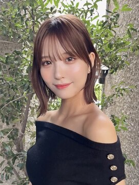 メゾンアクア 表参道(Maison ACQUA) 切りっぱなしボブ/レイヤーボブ/韓国ボブ/くびれ/ミディアム