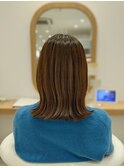 ことりベージュミルクティーベージュシースルーカラー大人可愛い