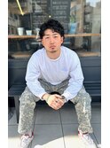 ツイストスパイラルパーマスペインカールダークアッシュマンバン