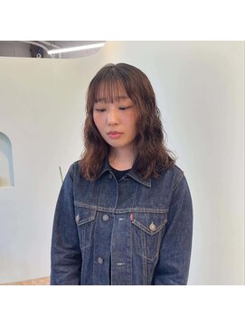 ユー(yew) ミディアムパーマ