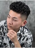 メンズカット/ニュアンスパーマ/ベリーショート/眉毛/barber