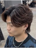 熊本フェザーパーマ 毛流れ MEN'S HAIR ツーブロック