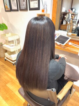トモリヘアルーム (tomori Hair room) ネオメテオストレート 美髪ロングヘア