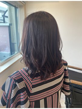 テテヘアー(tete hair) ピンクブラウンカラー