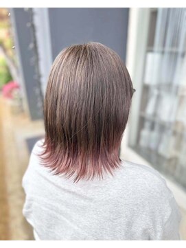 クラッチ エンドカラー、ボブカット、ボブカラー