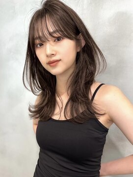 ロンド アンブル 四条烏丸(Lond ambre) ミディアム/韓国/ハッシュカット/ダークブラウン