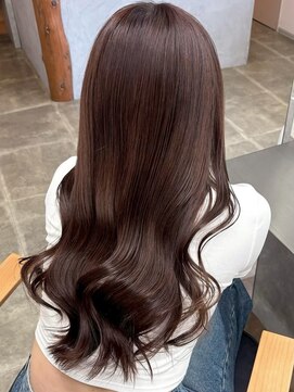 ビスクヘアデザイン(bisq hair design) 髪質改善カラー　艶カラー　ブラウンカラー　ミディアム