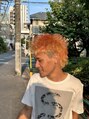 スウェル 千葉店(Swell)&nbsp;オレンジメッシュマレットヘア！【メンズ/マレットヘア/千葉】