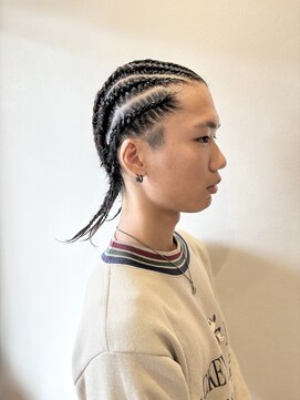 ヘアーデザイン サンライズ(Hair Design SUNRISE) デザインコーンロウ/スキンフェード/松本/南松本