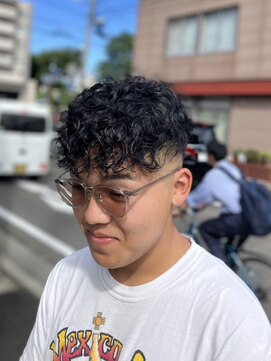 石賀理容所 パーマスタイル