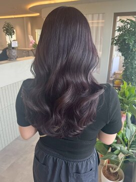 ベル サウス(BHEL south) 津市ロングレイヤーカットハッシュカット透明感カラー重めロング