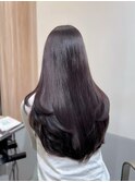 イメチェン/フルバング/似合わせカット/ラベンダー/髪質改善
