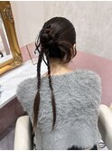 タイトで可愛くカチモリヘアセット☆